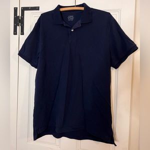 J Crew navy polo shirt